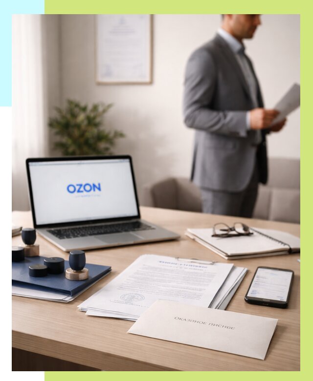 Отказное письмо для Ozon в Азнакаеве от 3592 р. | Сертэкс